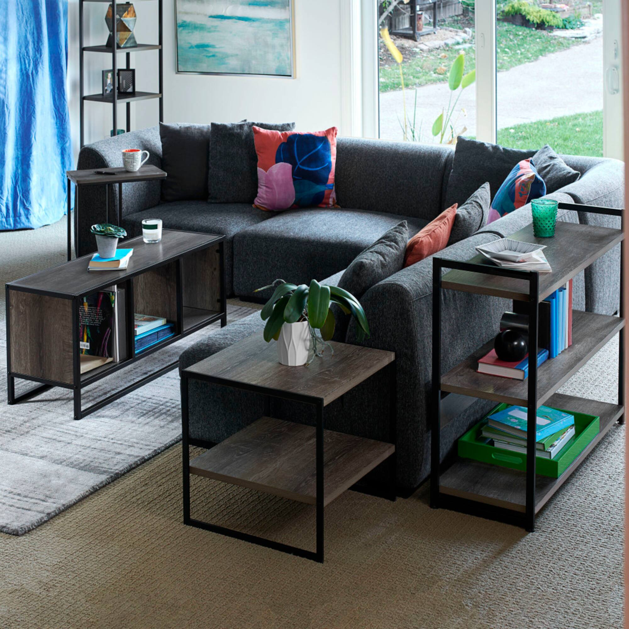 Household Essentials Jamestown 43" TV Stand